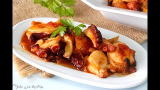 Pulpo encebollado🐙ESTÁ BUENÍSIMO [upl. by Doralyn]