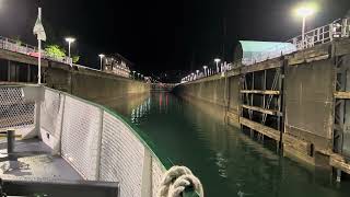 Video 3  Going into the MacArthur Lock on our way to pick up workers for the new Soo Lock project [upl. by Eibmab983]