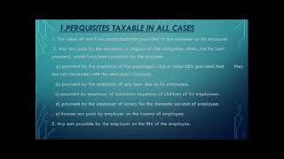 PERQUISITES IN THE CASE OF SPECIFIED EMPLOYEES  ROLL NO 07  S5BCOM [upl. by Suk]