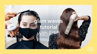 How to Get Glam Hair Waves with EIMI Styling Products  Wella Professionals [upl. by Almeria]