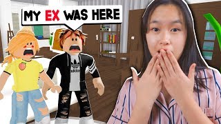 His EX GIRLFRIEND Broke Into Our NEW HOME Roblox Bloxburg Roleplay [upl. by Atlanta]