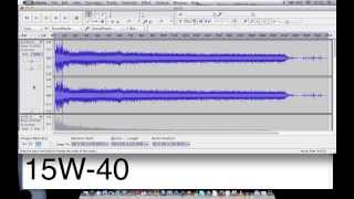 Start up oil comparison 5W30 vs 15W40 [upl. by Annet]