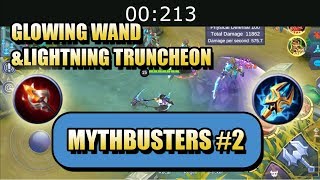 MYTH BUSTERS 2  GLOWING WAND PASSIVE AND LIGHTNING TRUNCHEON PASSIVE [upl. by Billie]