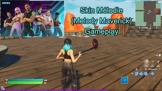 Skin Mélodie Melody Maverick Gameplay Fortnite [upl. by Rutledge]