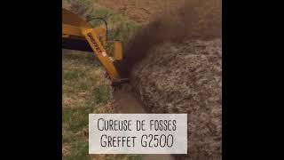 Cureuse de fossés GREFFET G 2500 💪 Par FAURE GROUPE 😉 [upl. by Dallon]