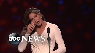 Caitlyn Jenners Emotional Speech at the ESPYs [upl. by Assecnirp]