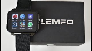 LEMFO LEM4 PRO  Full Android Smartwatch  202quot  1200mAh [upl. by Eldreeda]