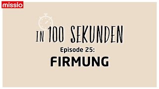 In 100 Sekunden Episode 25 Firmung [upl. by Ailecec929]