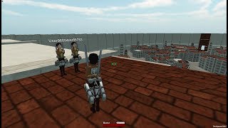 AoT Fan Game Preview  Multiplayer Test [upl. by Aiseneg]