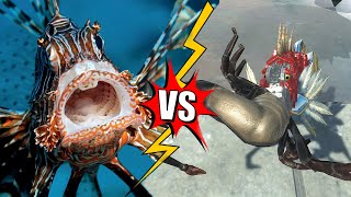 Aquatic Creatures VS Giant insects  Animal Revolt Battle Simulator [upl. by Hazlett]