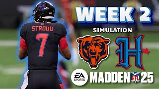 Bears vs Texans  Madden 25  Full Game Simulation [upl. by Corel]