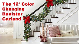 The 12 Color Changing Banister Garland [upl. by Ulrica]