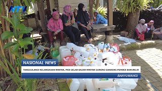 TANGGULANGI KELANGKAAN MINYAK PKB GELAR BAZAR MINYAK GORENG GANDENG PEMDES BARUREJO [upl. by Wershba]