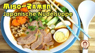 MisoRamen  Japanische Nudelsuppe  Mein Mann kocht  Küchencottage [upl. by Patty]