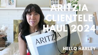 Aritzia Clientele Haul 2024 [upl. by Ondine]