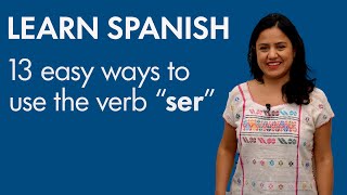 Learn Spanish When to use quotSERquot – SOY ERES ES SOMOS SON [upl. by Punak282]