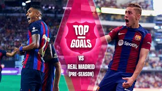 ⚽ TOP GOALS against REAL MADRID in USA  El Clásico  FC Barcelona 🔵🔴 [upl. by Tollman]