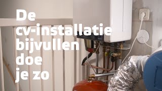 De cvinstallatie bijvullen doe je zo [upl. by Mcgill241]