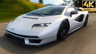 NEW Lamborghini Countach  Forza Horizon 5 4K60FPS [upl. by Abell448]