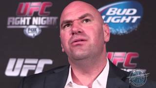 Dana White UFC Fight Night 27 PostFight Scrum [upl. by Tacklind]