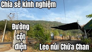 Chia sẻ kinh nghiệm leo núi Chứa Chan đường Cột Điện [upl. by Brigitte]