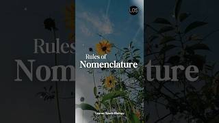 Rules of Nomenclature  The Living World  Class 11 Biology [upl. by Muscolo]