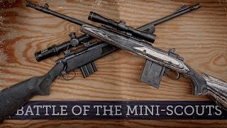 Battle of the MiniScouts Ruger Gunsite Scout vs Mossberg MVP Patrol 556 NATO [upl. by Devonna505]