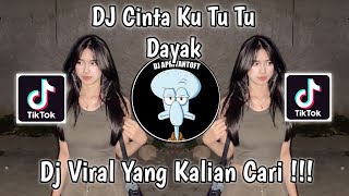 DJ CINTA KU TU TU DAYAK VIRAL TIK TOK TERBARU 2023 YANG KALIAN CARI [upl. by Elnukeda]