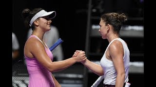 Extended Highlights Bianca Andreescu vs Simona Halep  2019 WTA Finals Round Robin [upl. by Dogs327]