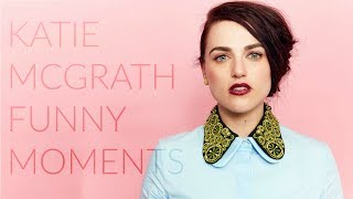 Katie McGrath • Funny Moments 2017 [upl. by Eniamahs]