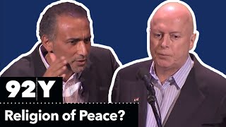 Christopher Hitchens and Tariq Ramadan Debate Is Islam a Religion of Peace [upl. by Devland948]