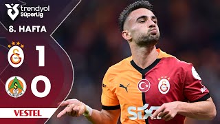 Vestel  Galatasaray 10 Alanyaspor  HighlightsÖzet  Trendyol Süper Lig  202425 [upl. by Selma]