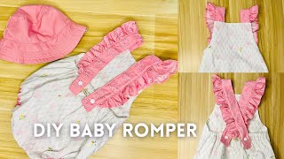 Easy way to make cute baby rompers [upl. by Cain]