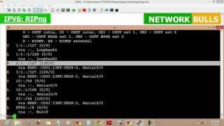 Configuration of RIP in IPV6  CCNA RampS [upl. by Aridan]