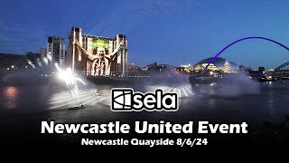 Sela NUFC Light Show Full event 4K [upl. by Thora333]