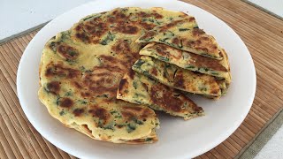 ISPANAKLI KREP  Spinach Crepe [upl. by Klecka]