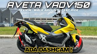 PENCABAR ADV 150😱 AVETA VADV150 REVIEW  SKUTER OFFROAD FUTURISTIK  DAYANG ADV150 4K HD [upl. by Gaile]