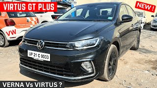 New Volkswagen Virtus GT Plus 2024  OnRoad Price Features Interiors  Hyundai Verna 2024 Killer [upl. by Seel]