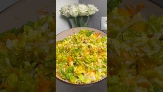 🍊 Orangensalat salat einfacherezepte viralshorts foodie asmr [upl. by Ecargyram]