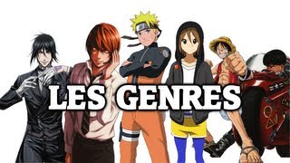 Les différents quotgenresquot de manga [upl. by Enila]