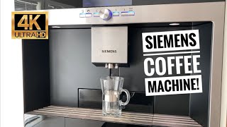 How does a Siemens Integrated Coffee Machine Work [upl. by Artenahs]