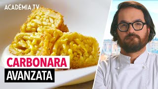 Pasta fritta alla carbonara di Luciano Monosilio la ricetta antispreco del Re della Carbonara [upl. by Krute455]