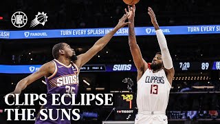 Clippers Eclipse the Suns Highlights  LA Clippers [upl. by Ylrevaw507]