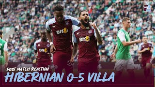 POST MATCH REACTION Hibernian 05 Aston Villa [upl. by Luo]