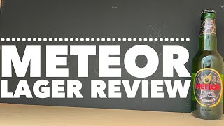 Meteor Lager Review amp Meteor Sans Alcool Review By Brasserie Meteor  French Lager Review [upl. by Rayner136]