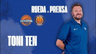 Rueda de prensa Toni Ten  Baloncesto Fuenlabrada VS Grupo Ureta Tizona Burgos [upl. by Adnyc112]