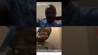 Yacine Diop live 1ére partie sur Instagram I love senegal [upl. by Notgnirra]