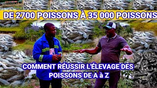 DE 2700 POISSONS À 35000 POISSONS  COMMENT DÉBUTER ET RÉUSSIR DANS LÉLEVAGE DES POISSONS [upl. by Eleni]