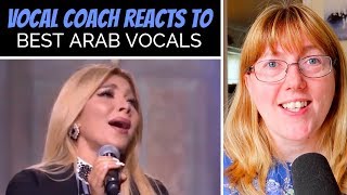 Vocal Coach Reacts to Best Arab Singing [upl. by Dail404]