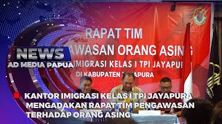 KANTOR IMIGRASI KELAS I TPI JAYAPURA MENGADAKAN RAPAT TIM PENGAWASAN TERHADAP ORANG ASING [upl. by Cogswell]